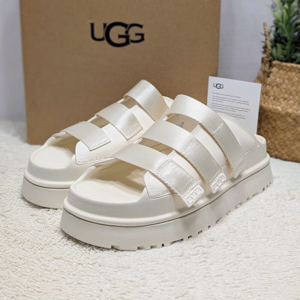 UGG Jasmine GoldenGlow Slide Sandals Women's 10 NIB